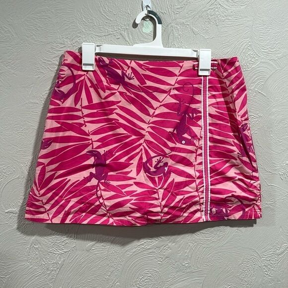 Lilly Pulitzer purple geckos and leaves skort size 12 - Picture 1 of 7
